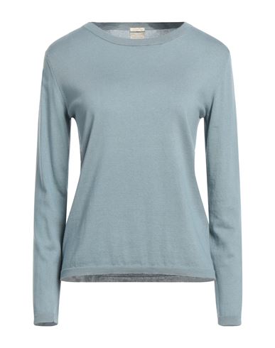 Massimo Alba Woman Sweater Pastel Blue Size Xl Cotton, Cashmere