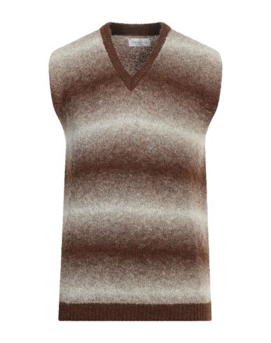 Bellwood Man Sweater Brown Size 42 Alpaca Wool, Polyester