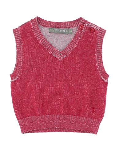 Trussardi Junior Babies'  Newborn Boy Sweater Brick Red Size 3 Cotton