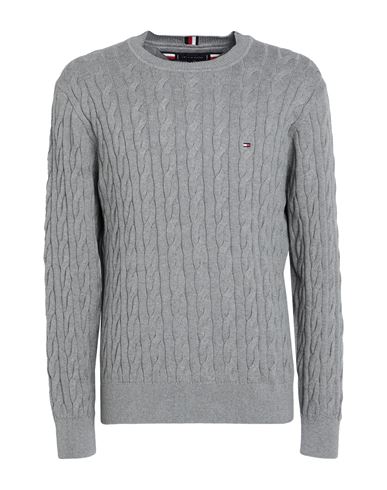 Tommy Hilfiger Man Sweater Grey Size Xl Cotton