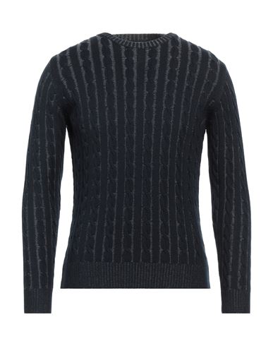Angelo Nardelli Man Sweater Midnight Blue Size 46 Acrylic, Merino Wool, Viscose