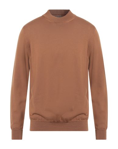 +39 Masq Man Turtleneck Camel Size 46 Merino Wool