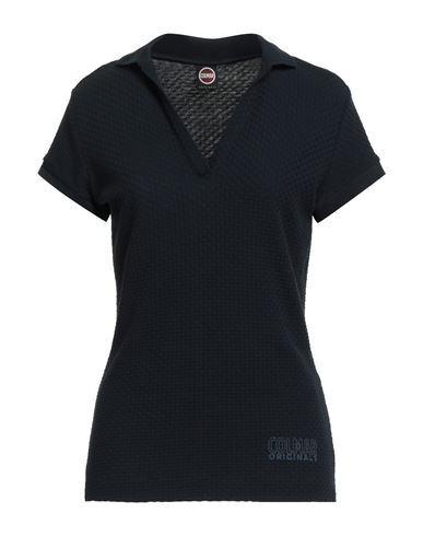 Colmar Woman Sweater Midnight Blue Size L Cotton In Black