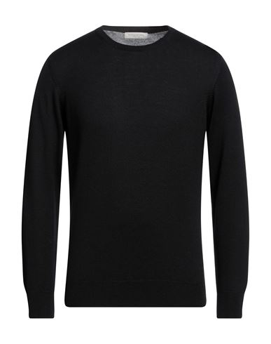Rossopuro Man Sweater Black Size 4 Merino Wool