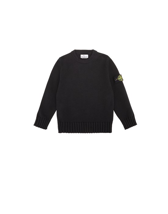 STONE ISLAND JUNIOR 515A2 Sweater Man Black