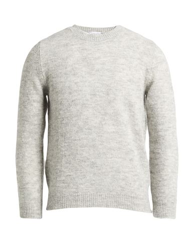 Heritage Man Sweater Grey Size 38 Alpaca Wool, Polyamide, Merino Wool In Gray