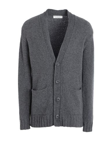 Filippo De Laurentiis Man Cardigan Grey Size 42 Merino Wool, Cashmere, Polyamide