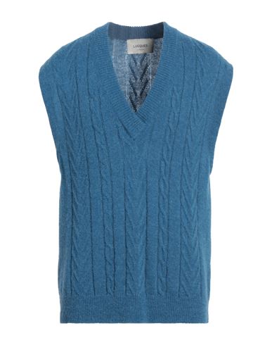 Lucques Man Sweater Pastel Blue Size 42 Baby Alpaca Wool, Polyamide, Merino Wool