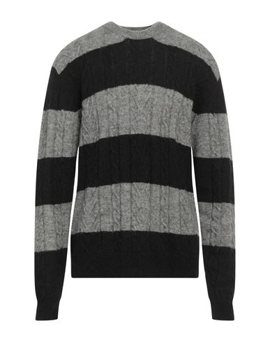 Lucques Man Sweater Grey Size 40 Baby Alpaca Wool, Polyamide, Merino Wool In Grey