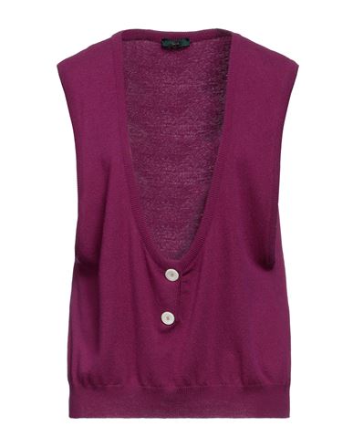 Jejia Woman Sweater Deep Purple Size 6 Wool, Viscose, Polyamide, Cashmere