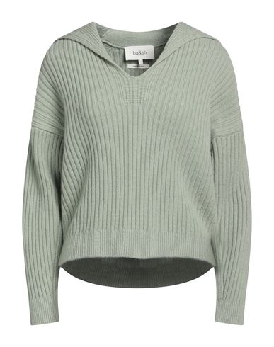 Ba&sh Ba & Sh Woman Sweater Sage Green Size 3 Wool, Cashmere