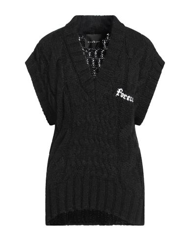 John Richmond Woman Sweater Black Size L Acrylic, Nylon, Alpaca Wool