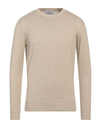 Egon Von Furstenberg Man Sweater Beige Size S Wool, Viscose, Pes - Polyethersulfone
