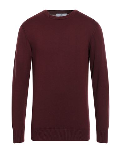 Shop Egon Von Furstenberg Man Sweater Burgundy Size M Wool, Viscose, Pes - Polyethersulfone In Red