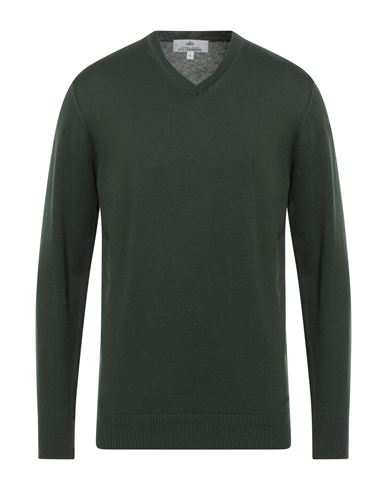 Egon Von Furstenberg Man Sweater Emerald Green Size L Wool, Viscose, Pes - Polyethersulfone