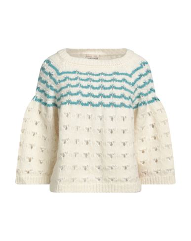 Semicouture Woman Sweater White Size M Alpaca Wool, Polyamide, Wool