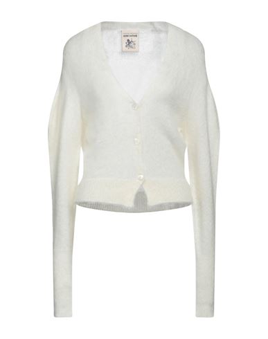 Semicouture Woman Cardigan Ivory Size Xl Acrylic, Polyamide, Mohair Wool In White