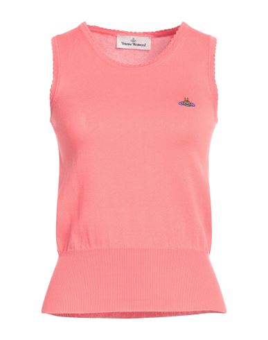 Vivienne Westwood Woman Sweater Salmon Pink Size M Cotton