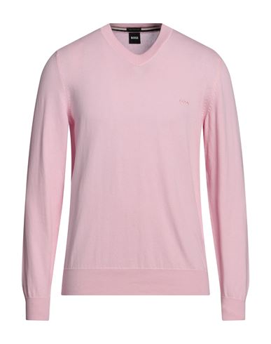 Hugo Boss Boss Man Sweater Light Pink Size Xl Cotton