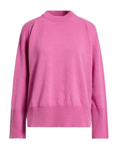 Peserico Woman Sweater Pink Size 8 Virgin Wool, Silk, Cashmere In Pink