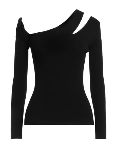 Vanisé Woman Sweater Black Size 4 Viscose, Polyester