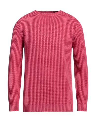 Dondup Man Sweater Fuchsia Size 46 Wool In Pink
