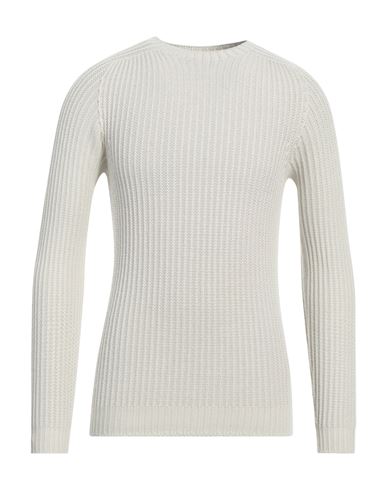 Dondup Man Sweater Off White Size 36 Wool