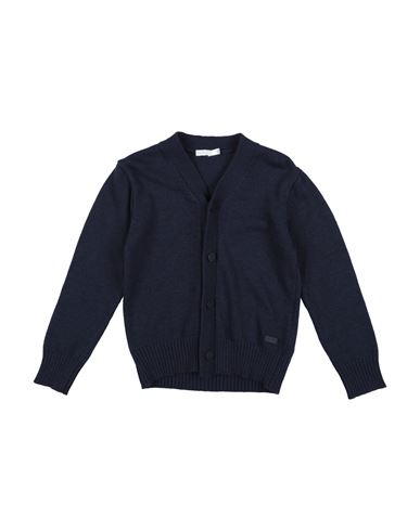 Nanán Babies'  Toddler Boy Cardigan Midnight Blue Size 6 Viscose, Polyamide, Wool, Cashmere