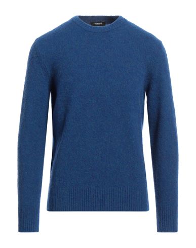 Shop +39 Masq Man Sweater Blue Size 42 Wool