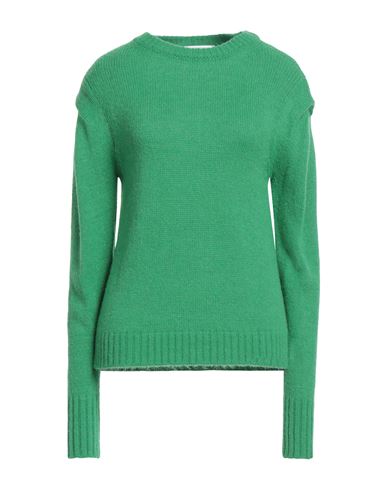 Maria Vittoria Paolillo Mvp Woman Sweater Green Size 8 Polyamide, Acrylic, Alpaca Wool