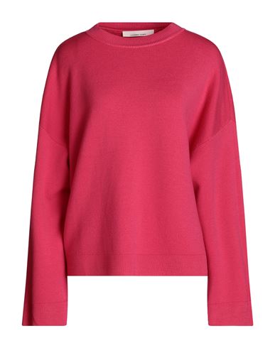 Liviana Conti Woman Sweater Fuchsia Size M Virgin Wool In Pink