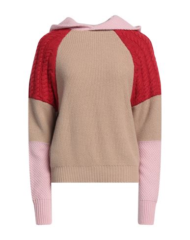 Maria Vittoria Paolillo Mvp Woman Sweater Sand Size 8 Polyamide, Wool, Viscose, Cashmere In Beige