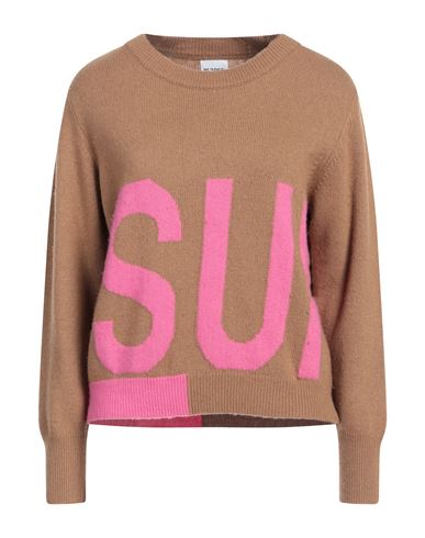 Sundek Goldenwave Woman Sweater Camel Size Xs Wool, Viscose, Polyamide, Cashmere In Multi