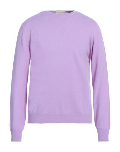 Filippo De Laurentiis Man Sweater Lilac Size 40 Synthetic Fibers In Purple