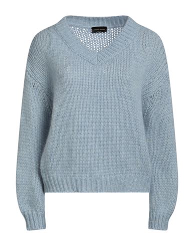 Roberto Collina Woman Sweater Light Blue Size Xs Baby Alpaca Wool, Nylon, Wool