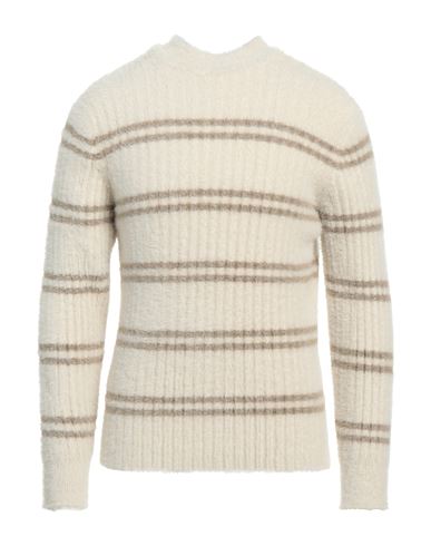 Jacquemus Man Sweater Ivory Size M Polyamide, Elastane In White