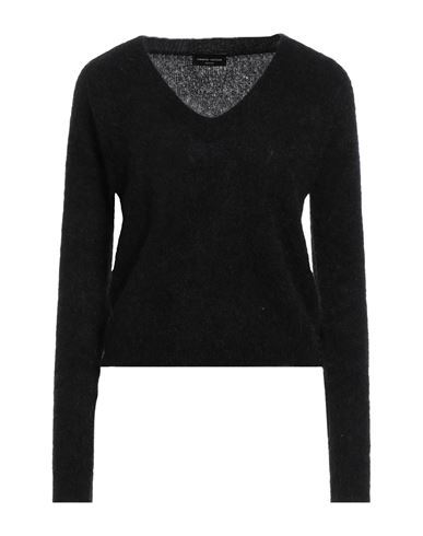 Roberto Collina Woman Sweater Black Size M Mohair Wool, Wool, Nylon, Elastane