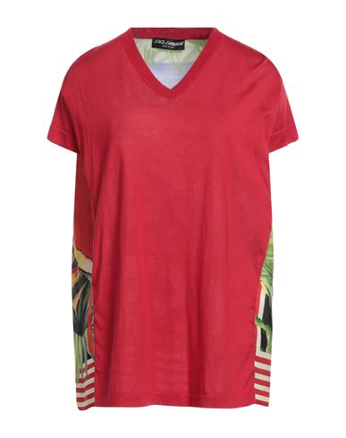 Dolce & Gabbana Woman Sweater Red Size 6 Silk