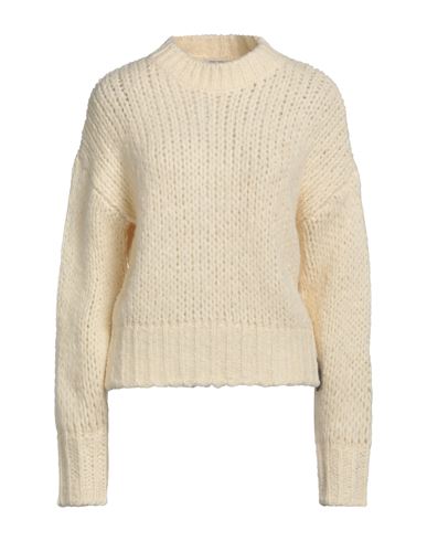 Hinnominate Woman Sweater Ivory Size S Acrylic, Polyamide, Alpaca Wool, Wool In White