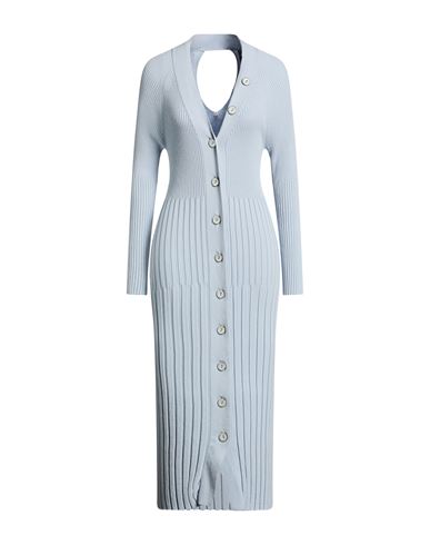 Midi-Kleid Damen Himmelblau L,S Damen