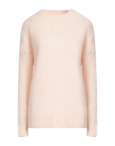 Hinnominate Woman Sweater Light Pink Size M Mohair Wool, Acrylic, Polyamide, Wool, Elastane