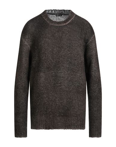 Avant Toi Man Sweater Khaki Size Xl Polyamide, Baby Alpaca Wool, Merino Wool In Brown