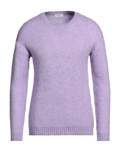 Become Man Sweater Lilac Size 40 Acrylic, Polyamide, Wool, Mohair Wool In Purple