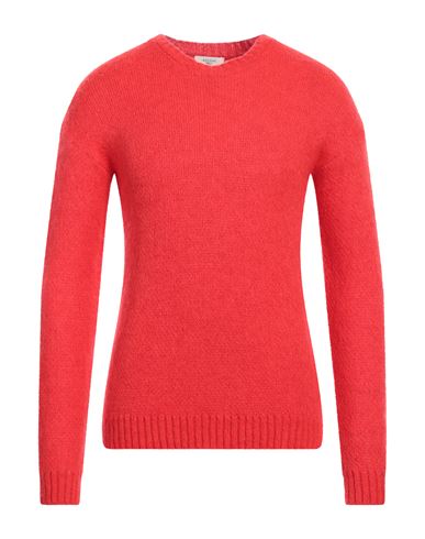 Become Man Sweater Red Size 38 Merino Wool, Viscose, Polyamide, Cashmere