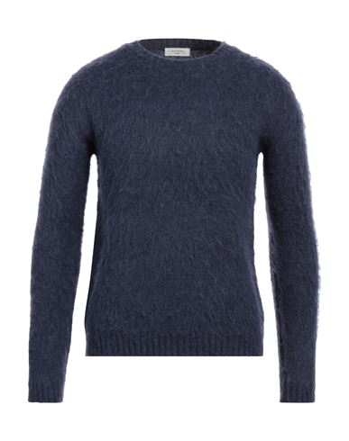 Become Man Sweater Navy Blue Size 46 Acrylic, Polyamide, Wool, Mohair Wool