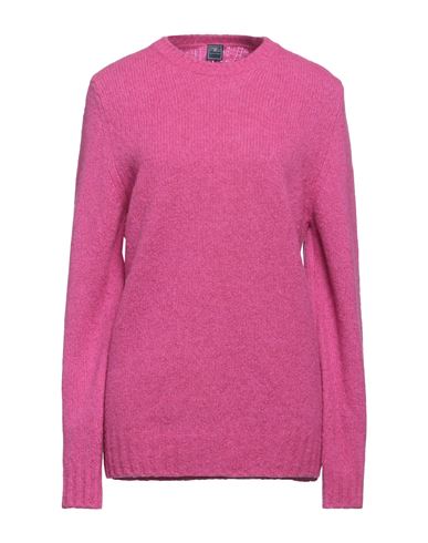 Fedeli Woman Sweater Fuchsia Size 16 Virgin Wool, Cashmere, Polyamide In Pink