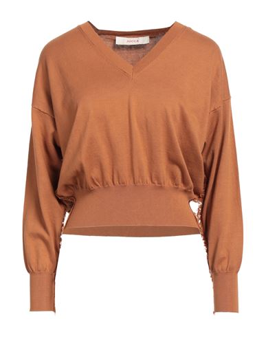 Jucca Woman Sweater Tan Size S Cotton, Cashmere In Brown