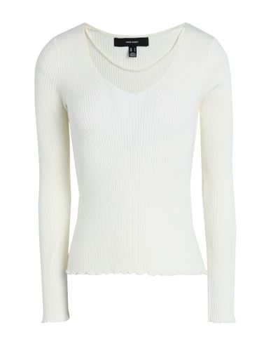 Vero Moda Woman Sweater Ivory Size Xl Livaeco By Birla Cellulose, Polyester, Nylon In White