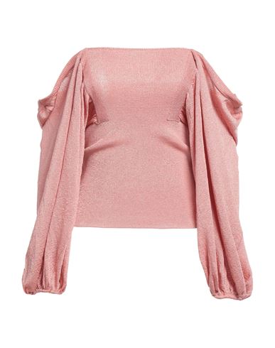 Liu •jo Woman Sweater Salmon Pink Size S Viscose, Polyester, Polyamide