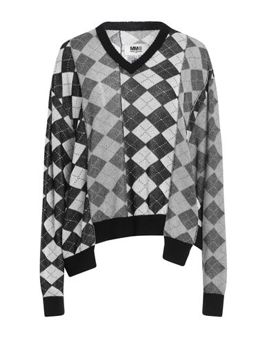 Mm6 Maison Margiela Woman Sweater Black Size S Viscose, Cotton, Polyamide